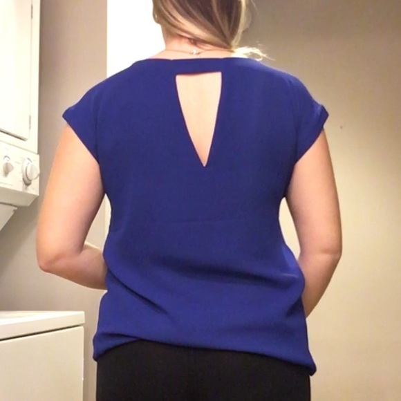 REVERSIBLE blue/black top size M - Picture 8 of 8